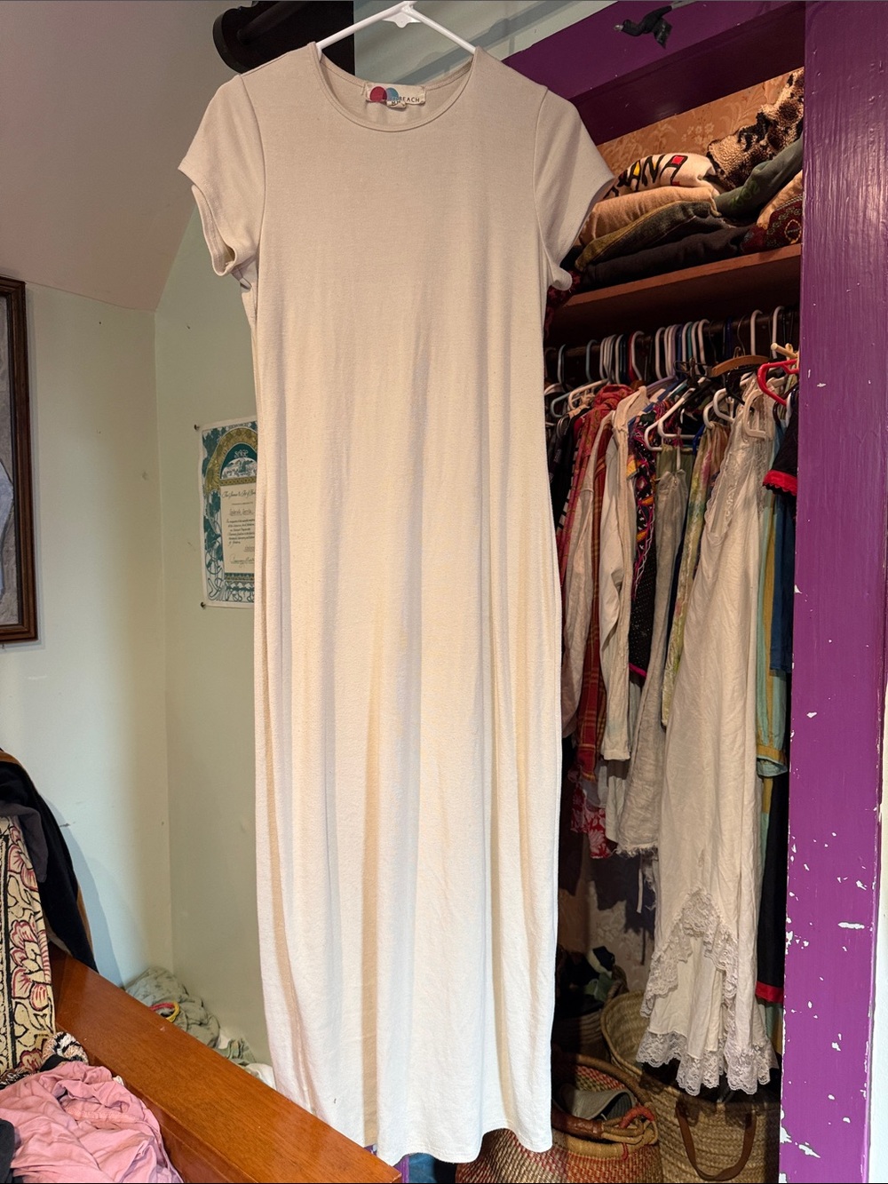 Free people beach T shirt dress